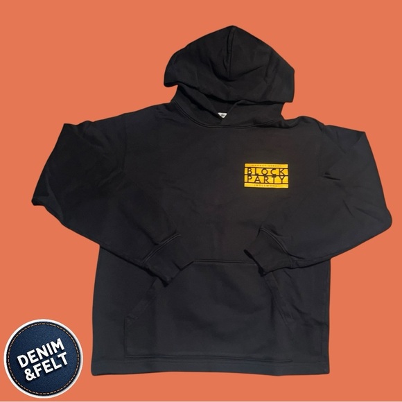 MadHappy HBO Insecure Black/Multicolor 'Insecure' Block Party Hoodie| RARE | NEW - Picture 9 of 14